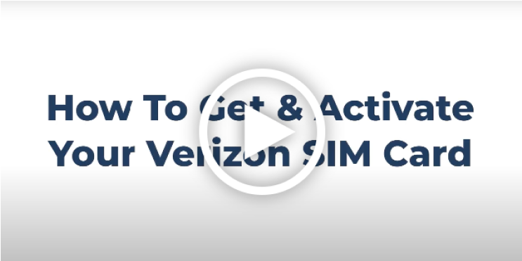 How to get & activate your verizon SIM Card