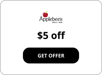 Applebees Grill + Bar. $5 off. Get offer