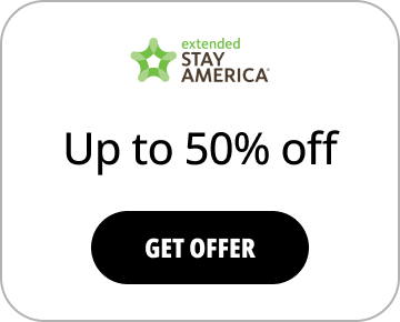 extended stay america. Up to 50% off. Get offer