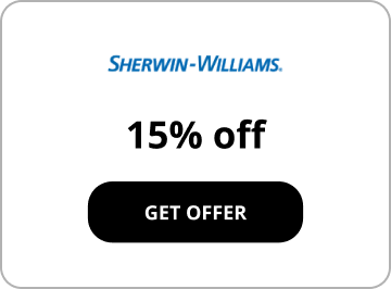 Sherwin-Williams. 15% off. Get offer