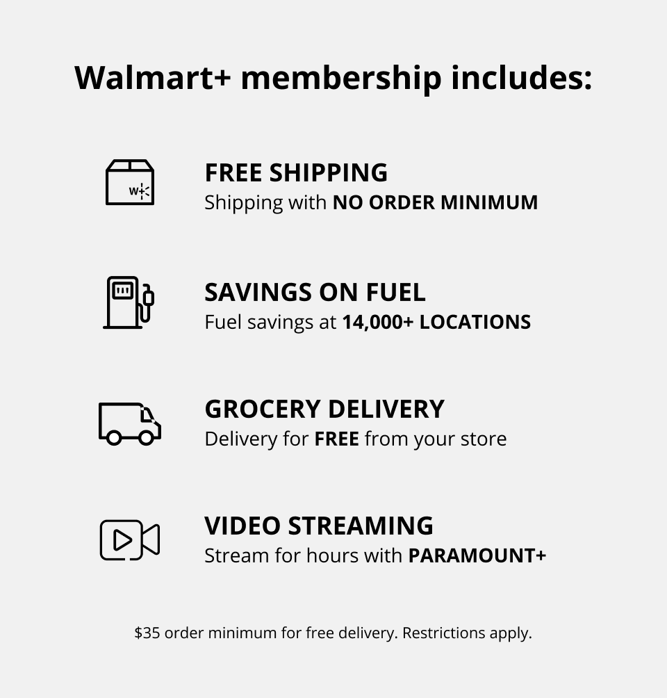 Walmart+ membership includes