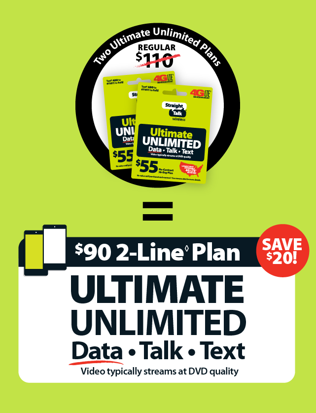 Straight Talk $35 Bronze Unlimited Talk & Text 30-Day Prepaid Plan (10GB of  data at high speeds then 2G*) with 5GB Data Hotspot Enabled + Int'l Calling  e-PIN Top Up (Email Delivery) 